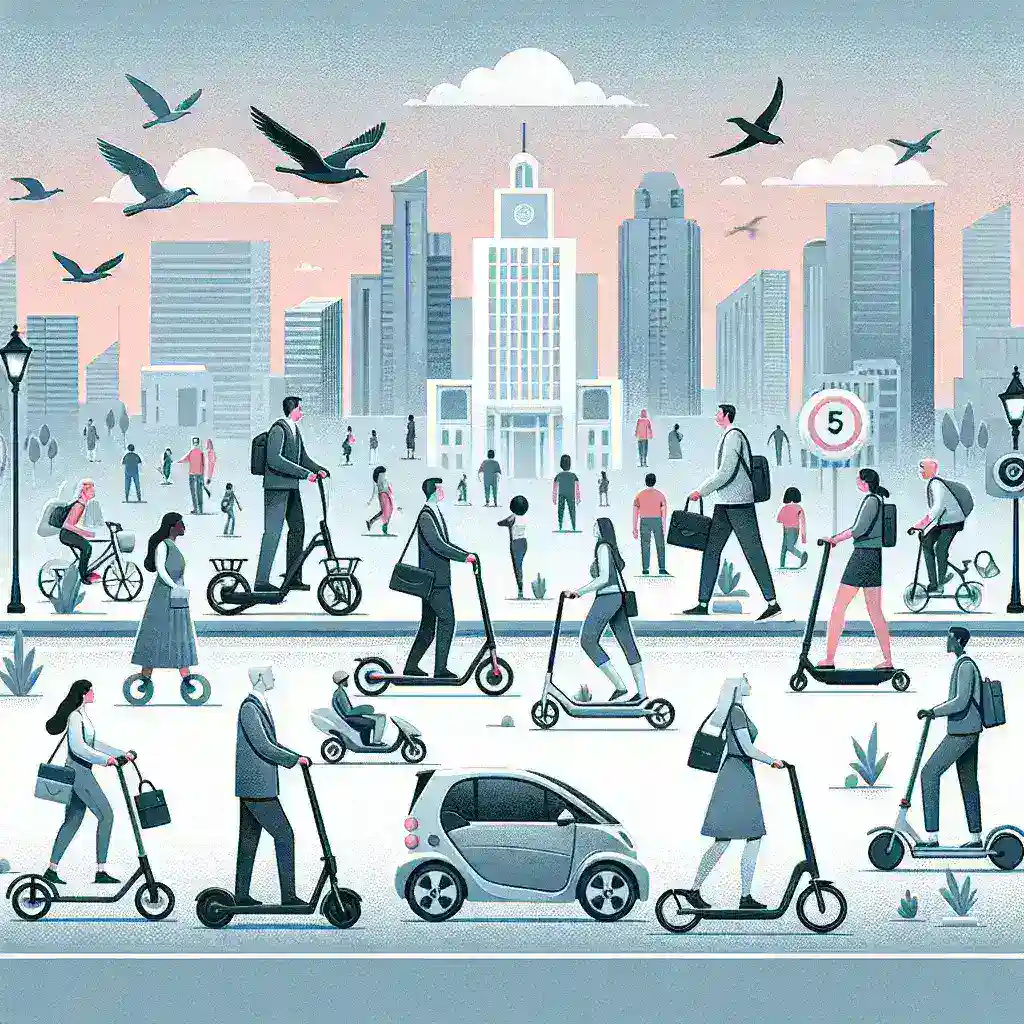 Micro-Mobility Apps Integrate Sidewalk-Speed Governors to Comply with City Rules